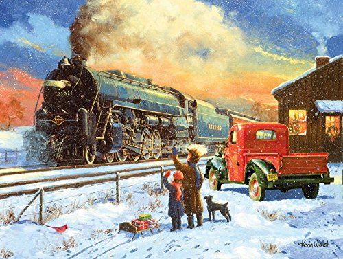 Going Home for Christmas a 500-Piece Jigsaw Puzzle by Sunsout Inc