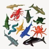 US Toy Assorted Ocean Sea Animals Action Figure Lot of 12