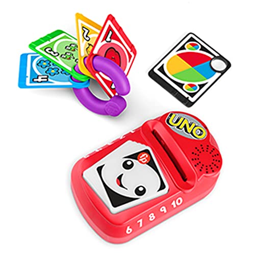 FisherPrice Laugh  Learn Counting and Colors UNO Electronic Learning Toy with Lights and Music for Infants and Toddlers Ages 6 to 36 Months