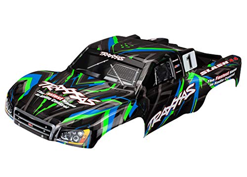 Traxxas TRA6816G Body Slash 4X4 Green (Painted Decals Applied)