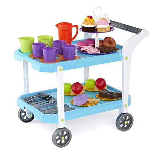 Just Like Home Tea  Dessert Cart Playset for Ages 36