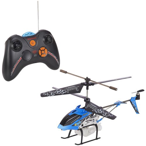 Syma 3 Channel Bubble Blowing Helicopter Gyro 3 Channel with Light Blue Color
