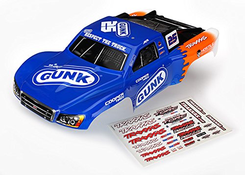 TRAXXAS SLASH GUNK BODY WITH ARIE LUYENDYK JR ONE OF THE BEST LOOKING AND HARDEST TO GET OF THE SLASH BODIES OUT THERE