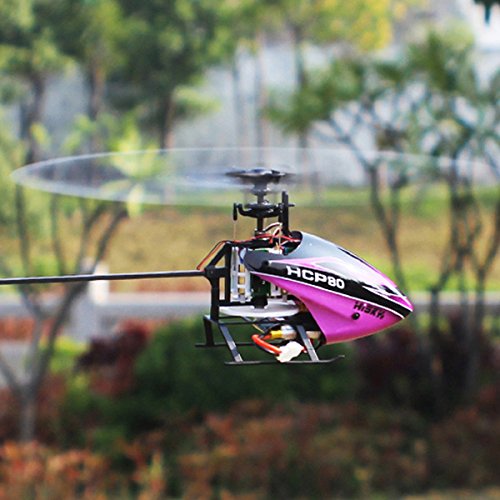 Hisky HCP80 V2 3D 6CH 3Axis 6Axis Gyro RC Helicopter BNF